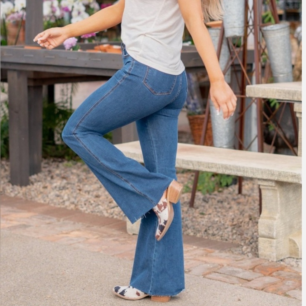 Judy Blue Boho Babe High Waist Flare Jeans